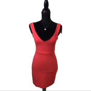 NWT Coral Cut-Out Back Dress Size Medium